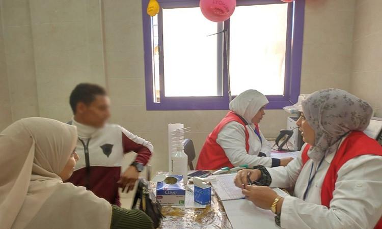 جانب من مبادرة فحص المقبلين على الزواج