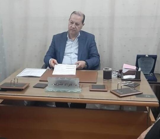 الدكتور مراد ظريف مدير عام منطقة الجمرك