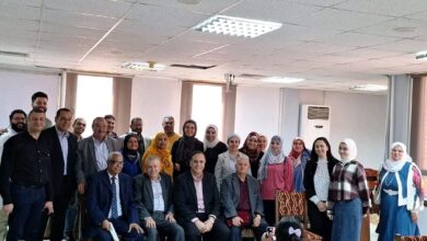 تكريم أساتذة الباطنة بكلية الطب جامعة قناة السويس