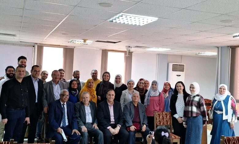 تكريم أساتذة الباطنة بكلية الطب جامعة قناة السويس