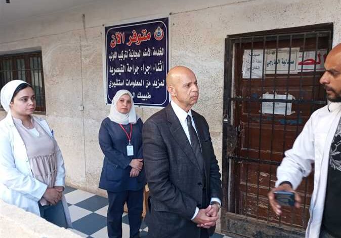 جانب من جولة وكيل صحة الشرقية بمستشفى أبو حماد المركزي