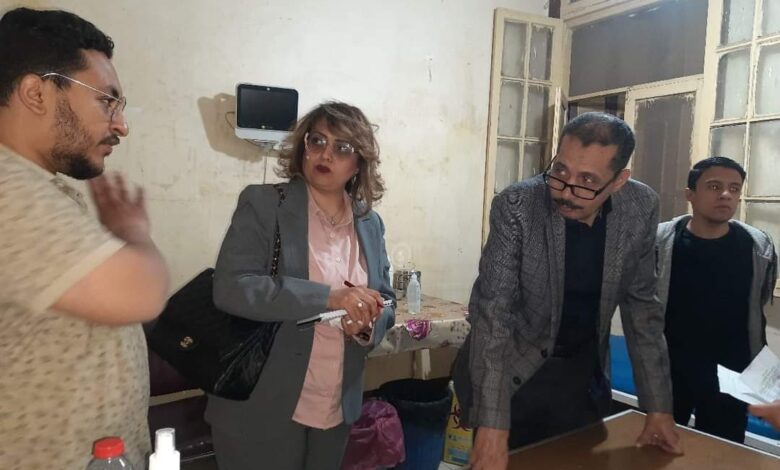 جانب من جولة وكيل صحة سوهاج