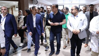 زيارة وزير الصحة لمستشفى محلة مرحوم بالغربية