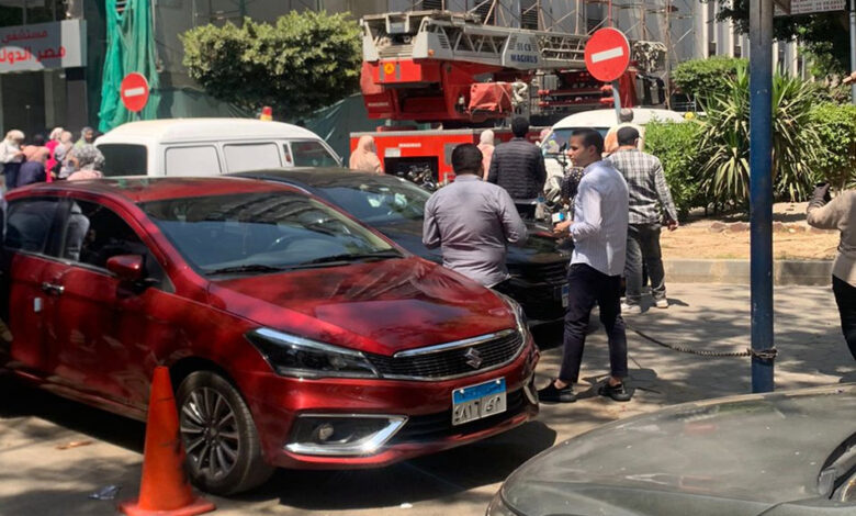 السيطرة على حريق مستشفى بحي الدقي