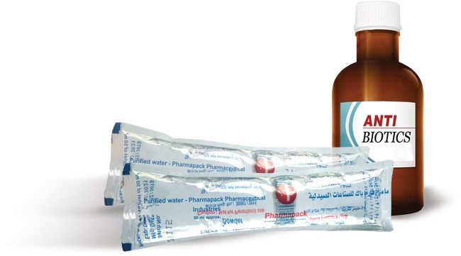 الماء المقطر من شركة فارما باك