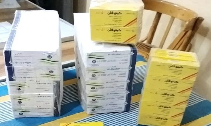 جانب من المضبوطات