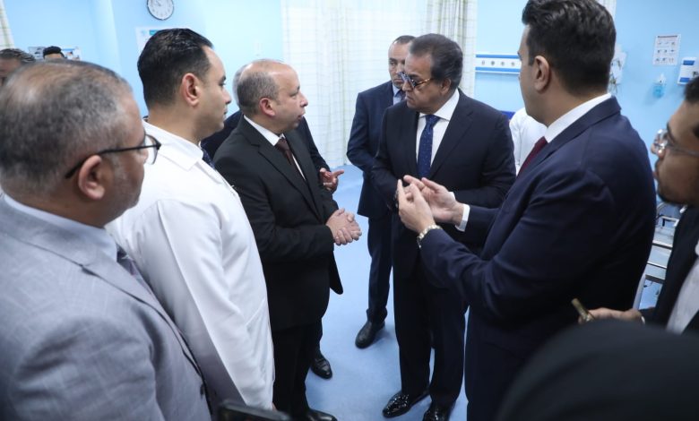 وزير الصحة بمستشفى العاصمة الجديدة