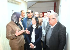 عيادة التأمين الصحي الجديدة بمركز كوم حمادة