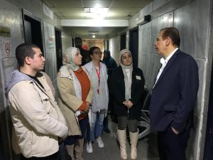 جولة نائب وزير الصحة بالمعادي