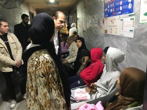 جولة نائب وزير الصحة بالمعادي