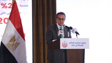 الدكتور خالد عبدالغفار وزير الصحة والسكان