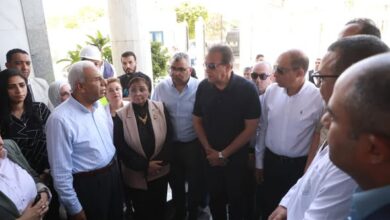 وزير الصحة يتفقد مركز أورام المنيا