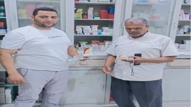 135 مستحضرًا دوائيًا مجهول المصدر