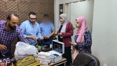 ضبط منتحلى صفة وغلق عيادة