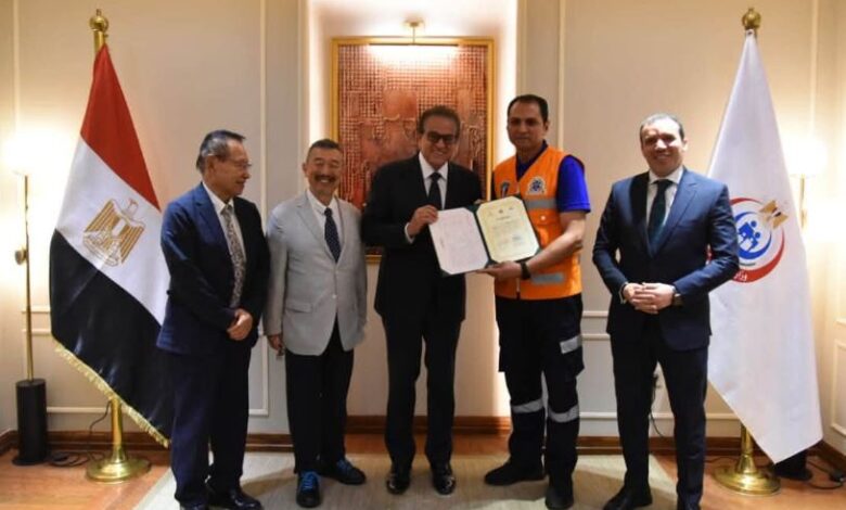وزير الصحة يستقبل وفد جامعة كوكوشيكان