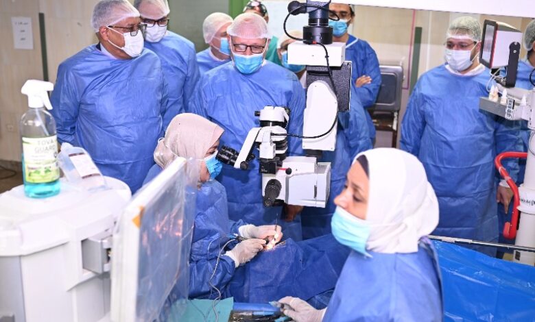 قسم طب وجراحة العيون بمستشفى سوهاج