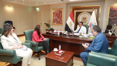وزير الصحة وسفيرة مصر بتنزانيا
