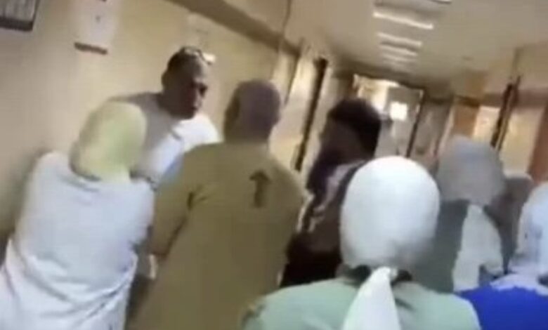 تعدي طبيب على ممرضة بمعهد الكبد
