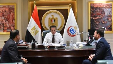 لقاء وزير الصحة مع رئيس مجموعة «ألاميدا»