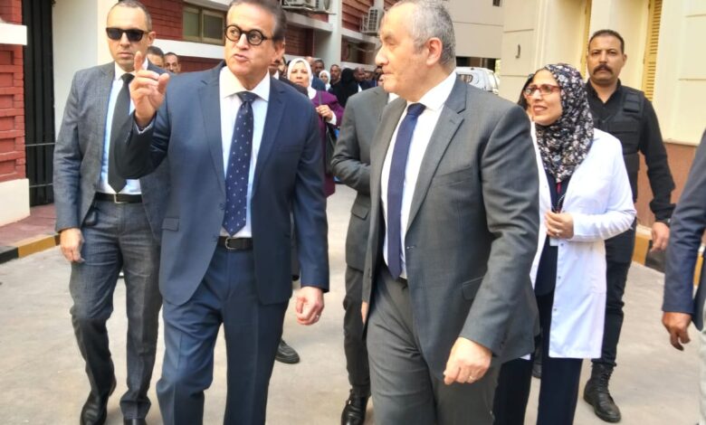 وزير الصحة يتفقد مستشفى الجلاء التعليمي