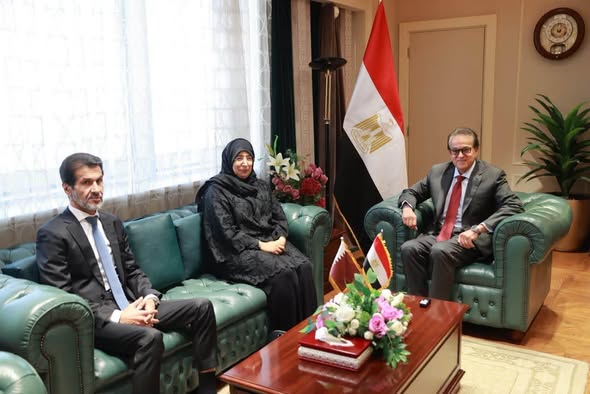 وزير الصحة يستقبل مستشار رئيس الوزراء القطري